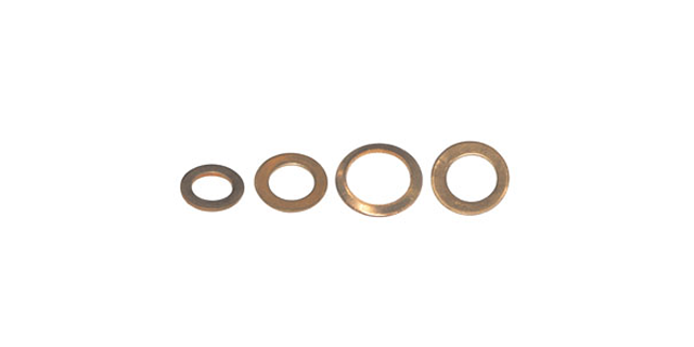 ARANDELA COBRE TAPON DE CARTER 10 mm Paquete x 10