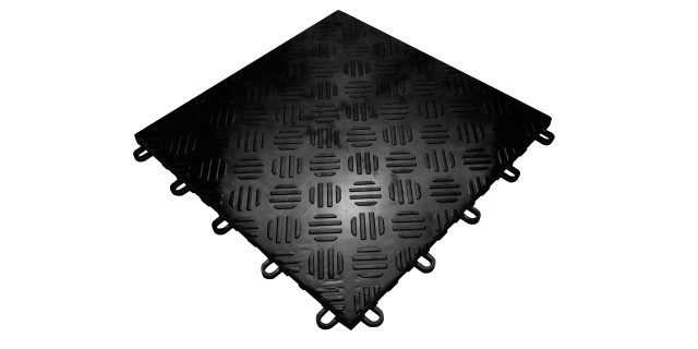 PISO PLASTICO MODULAR SELLADO COLOR NEGRO LIMPIA FACIL 33cm x 33cm ...
