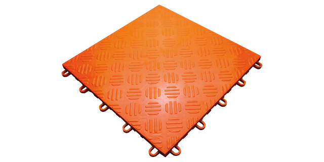 PISO PLASTICO MODULAR SELLADO COLOR NARANJA LIMPIA FACIL 33cm x 33c...