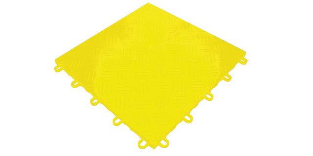 PISO PLASTICO MODULAR SELLADO COLOR AMARILLO LIMPIA FACIL 33cm x 33...