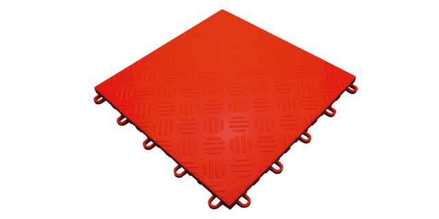 PISO PLASTICO MODULAR SELLADO COLOR ROJO LIMPIA FACIL 33cm x 33cm x...