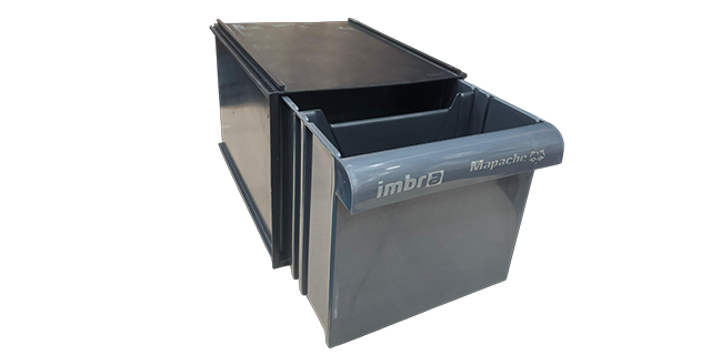 GAVETERO MODULAR CERRADO 30cmx22cmx20cm NEGRO