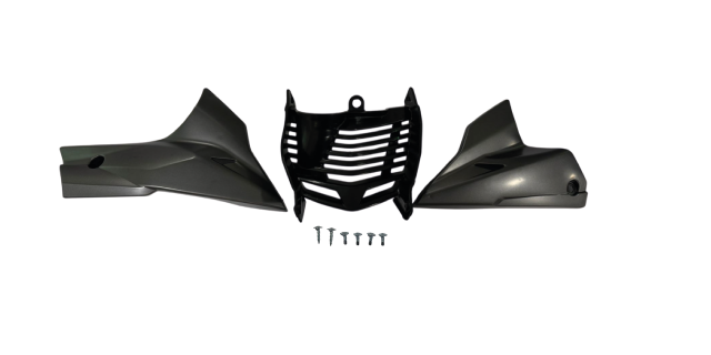 Quilla Completa Tvs Apache Rtr 160 4v - 200 4v Pintada Gris Mate