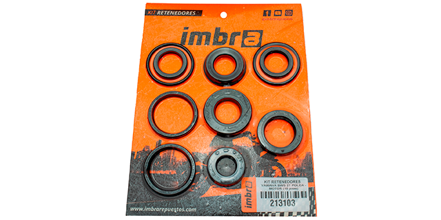 KIT RETENEDORES YAMAHA BWS 2T POLEA - MOTOR (8 pzas) (213103)